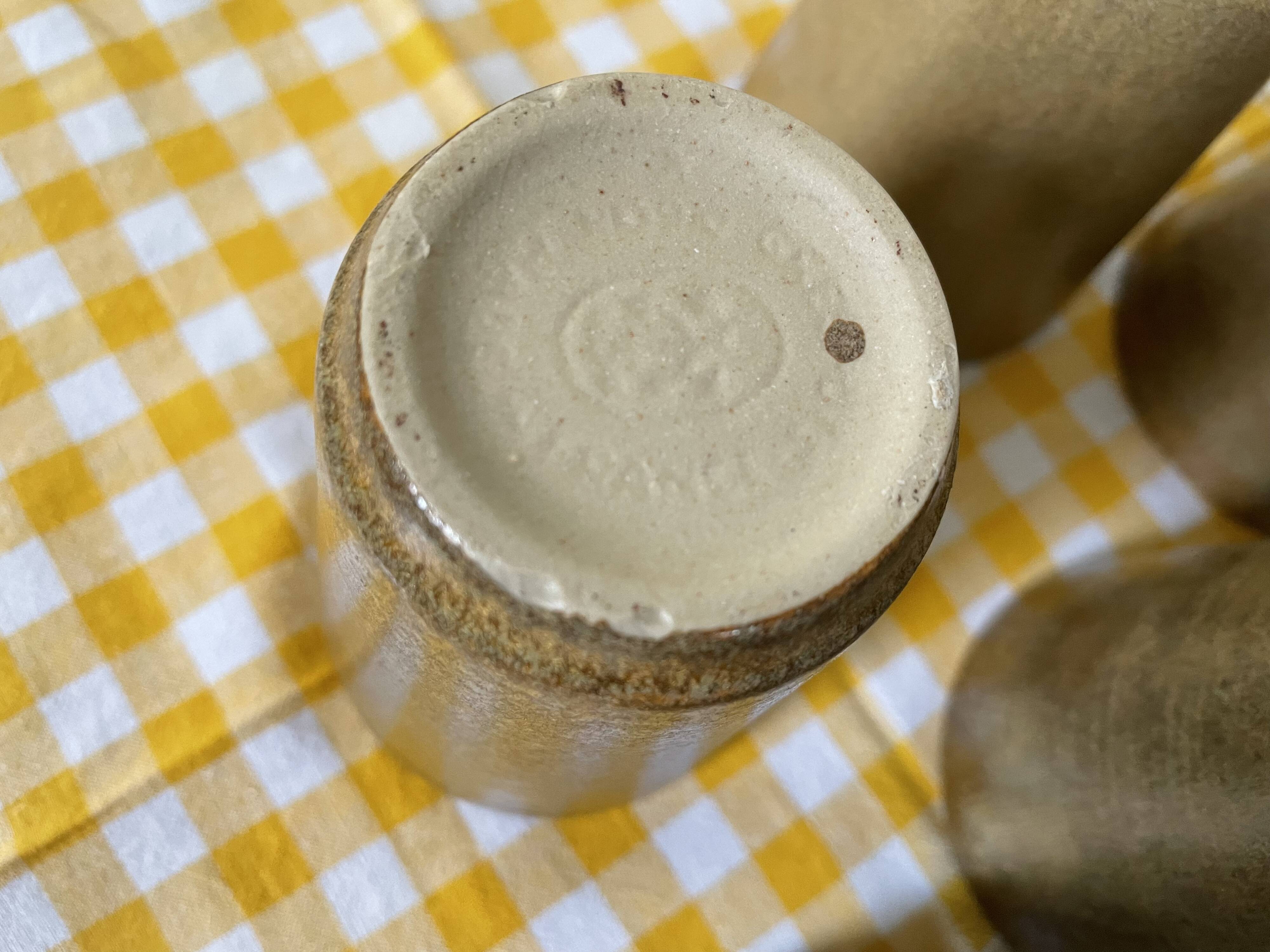 Digoin stoneware mugs