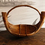 Rattan fruit basket