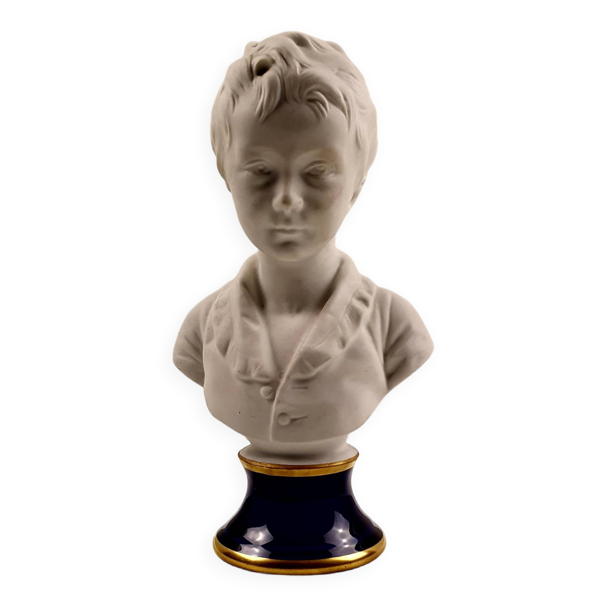 Porcelain children's bust of Limoges Tharaud