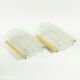Pair Of Mid Century Modern Ice Glass Wall Lights From Doria, Germany, 1960s