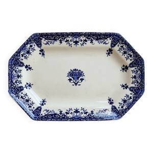 Plat de service ovale - rouen