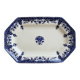 Plat de service ovale terre de fer Longchamp Rouen XIXe