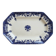 Plat de service ovale terre de fer Longchamp Rouen XIXe