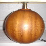 1970 Vintage lamp, ball tour, blinds wooden real flowers