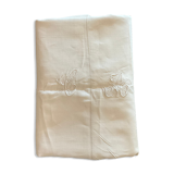 Old sheet .embroidered.monogram .CA