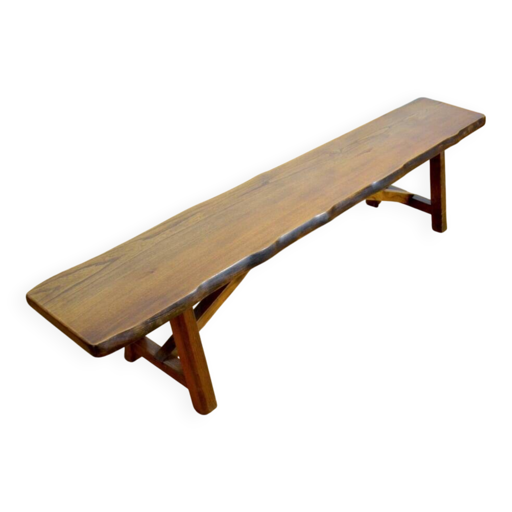 Elm Bench Finnish Design by Olavi Hanninen