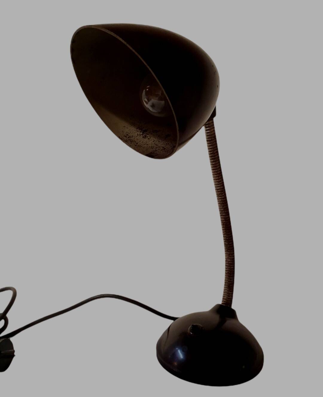 Industriële bureaulamp in bakeliet, E. K. Cole, jaren 30, Tsjechië.