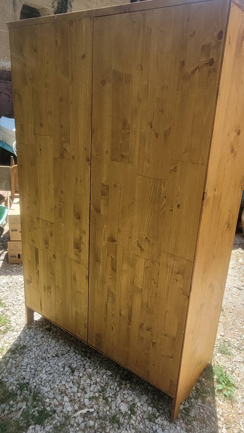 Mountain-style fir cabinet