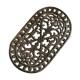 Cast-glass flat bottom
