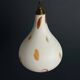 Murano opaline glass pendant lamp from the mid-century by Stilnovo, 1950s.