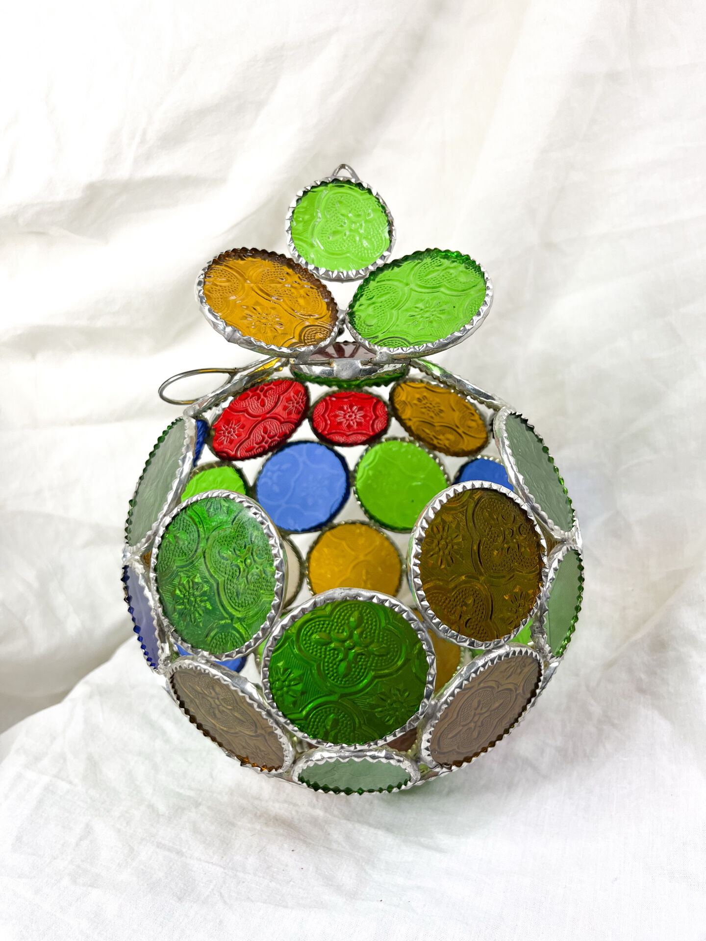 Moroccan lantern in stained glass