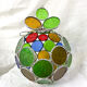 Moroccan lantern in stained glass