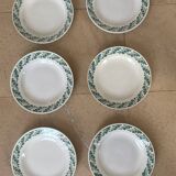 6 Saint Amand plates