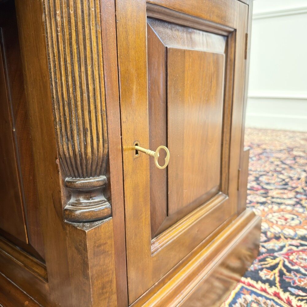 Classic English Chesterfield Desk with Backboard