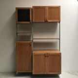 Modernist oak shelf