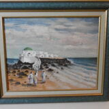 Orientalist painting signed