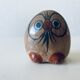Owl Mexican folk art from Tonala