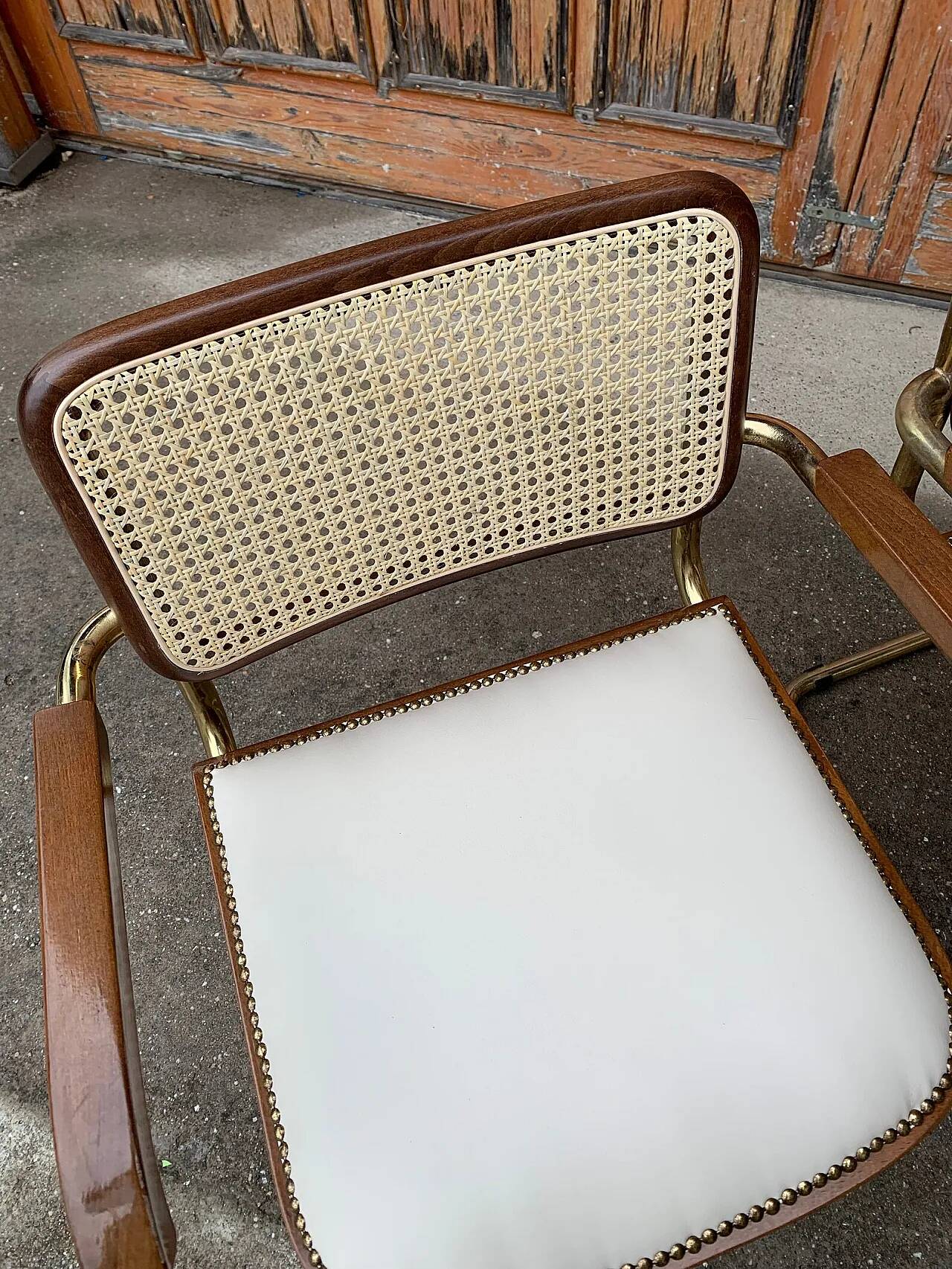 6 Cesca chairs by Marcel Breuer, 1970s