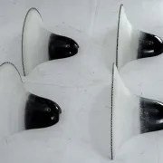 Set of four Large Labeled Barbini Murano Glass Wall Sconces. Italy 1970s