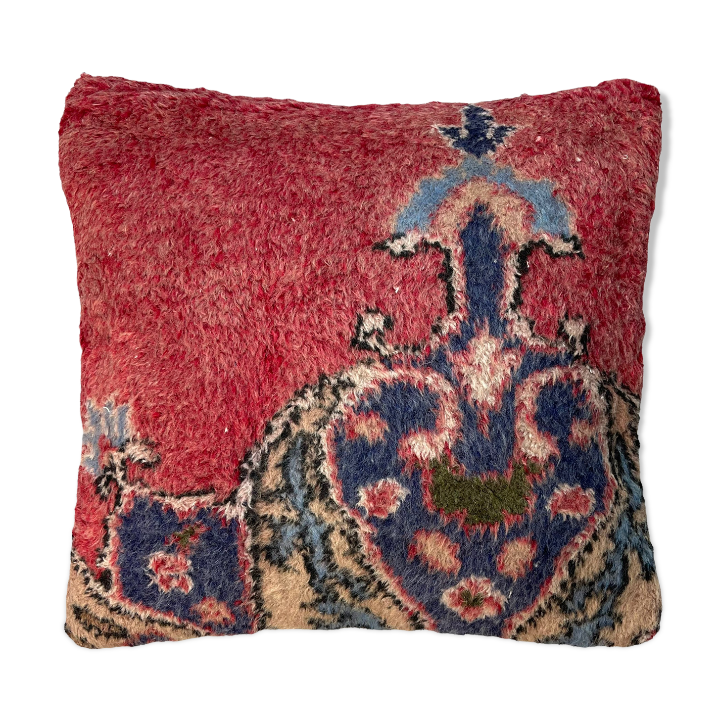Vintage Turkish Rug Cushion Cover , 45 x 45 cm