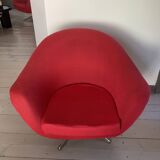 Hukla Jet swivel shell armchairs from the 60s/70s