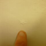 Monogrammée white damask cotton tablecloth PM 1.52 X 2.36 M