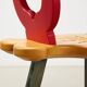 Very rare Museum Chair by Alessandro Mendini for Osvaldo Mastrangelo Italy