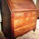 Commode scriban en noyer d'époque LouisXV 18 ème