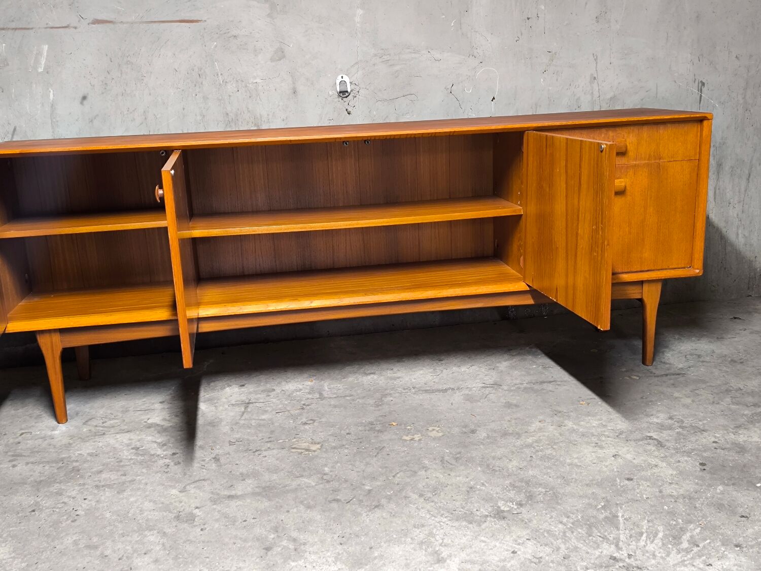 Vintage Scandinavian teak sideboard