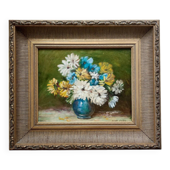Oil painting : floral by Pearl Geddis