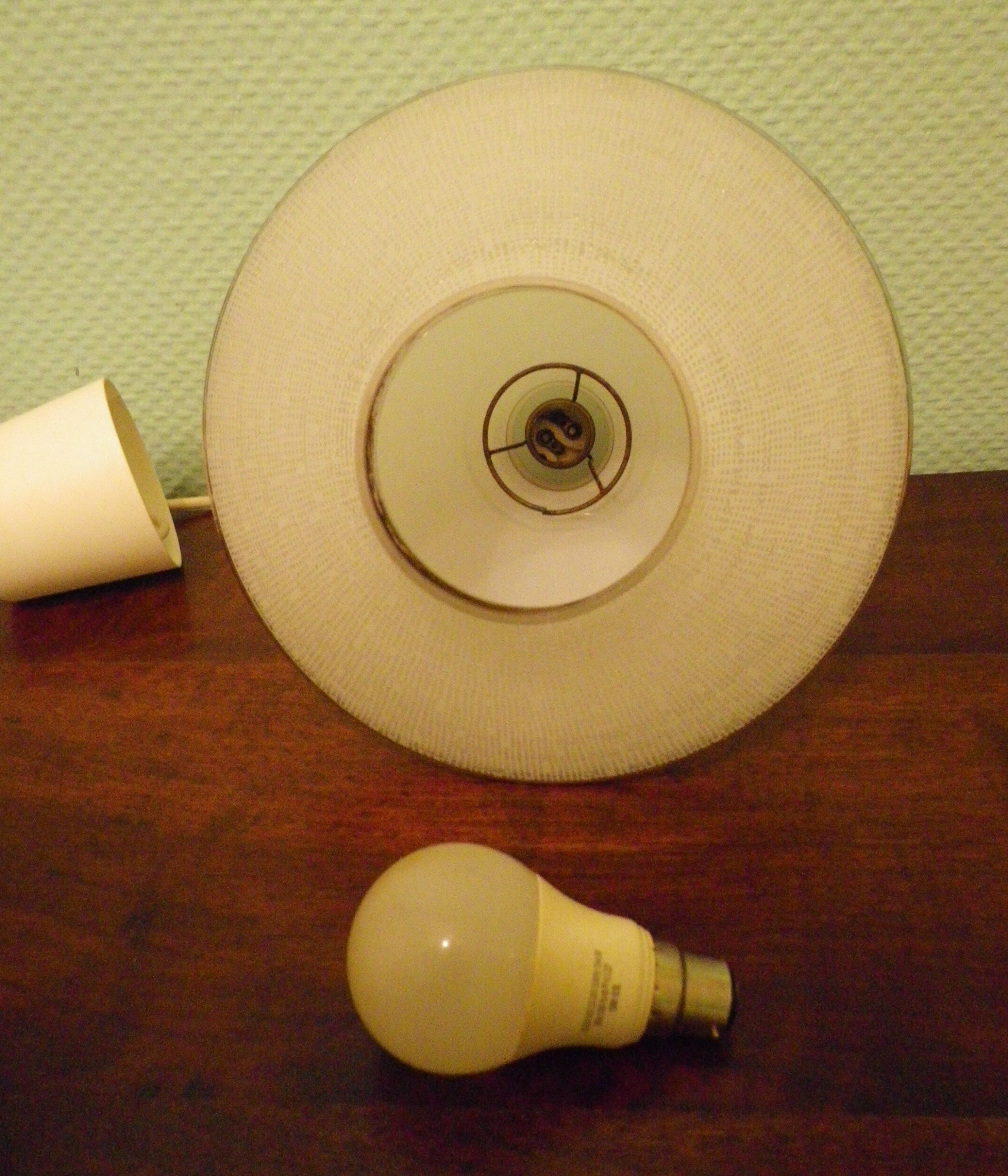 Vintage diabolo pendant lamp 1950/1960 Scandinavian design