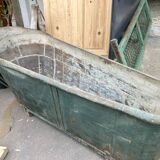 Baignoire en zinc vert