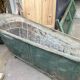 Green zinc bathtub