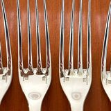 Christofle Atlantide, cutlery for entremet, dessert, cheese. Art Deco
