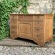 Buffet 9 tiroirs art déco chêne brut massif