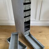 Meuble d'atelier en métal pour outils visserie 8 tiroirs vintage