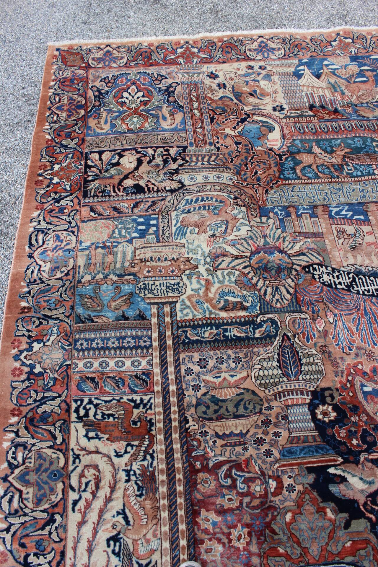 Large Kashmar wool rug, Persia circa 1950