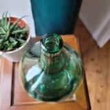 Turquoise green demijohn vase
