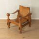 Brutalist Vintage Safari Armchair