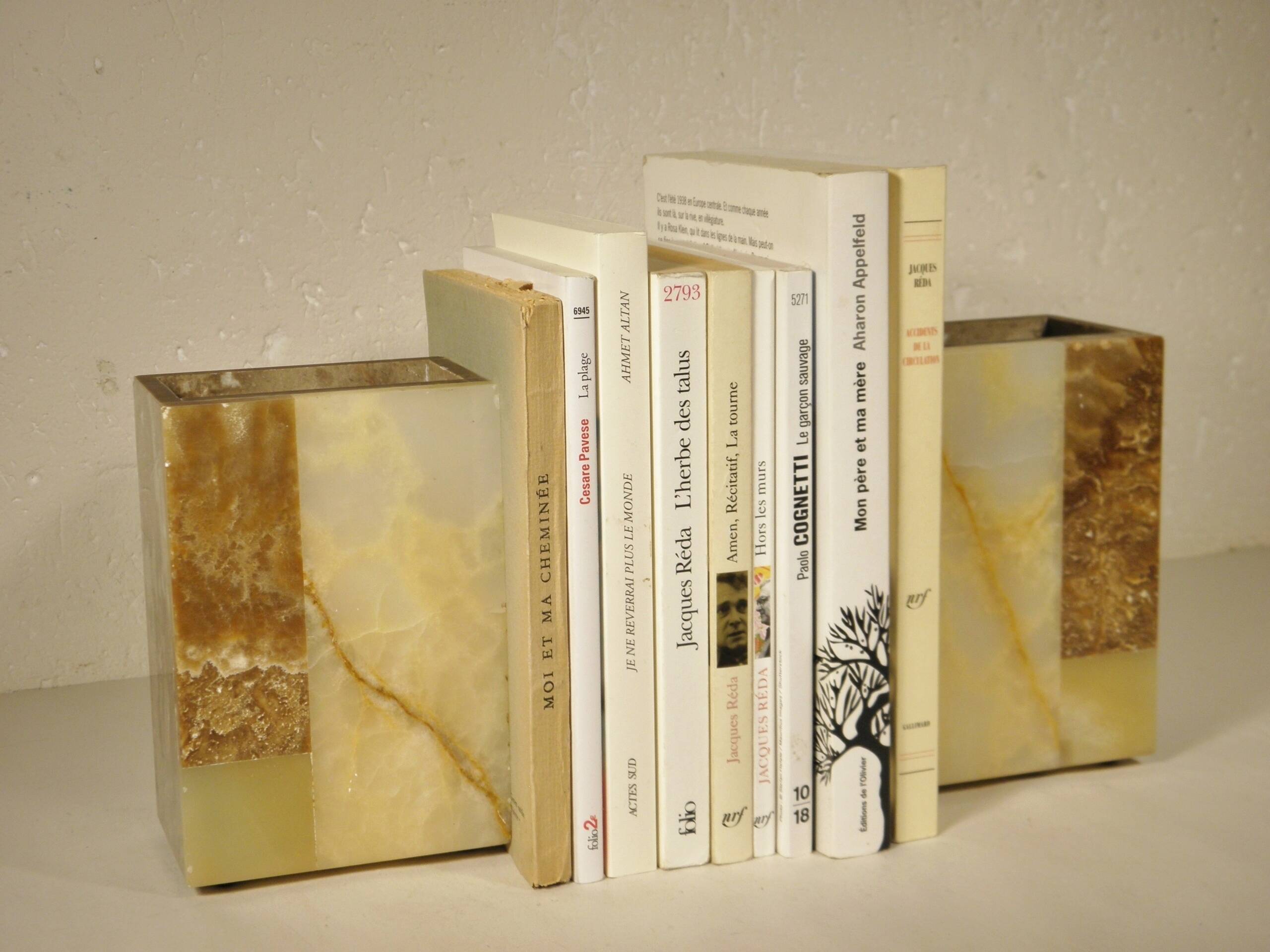 Marble bookends 1930