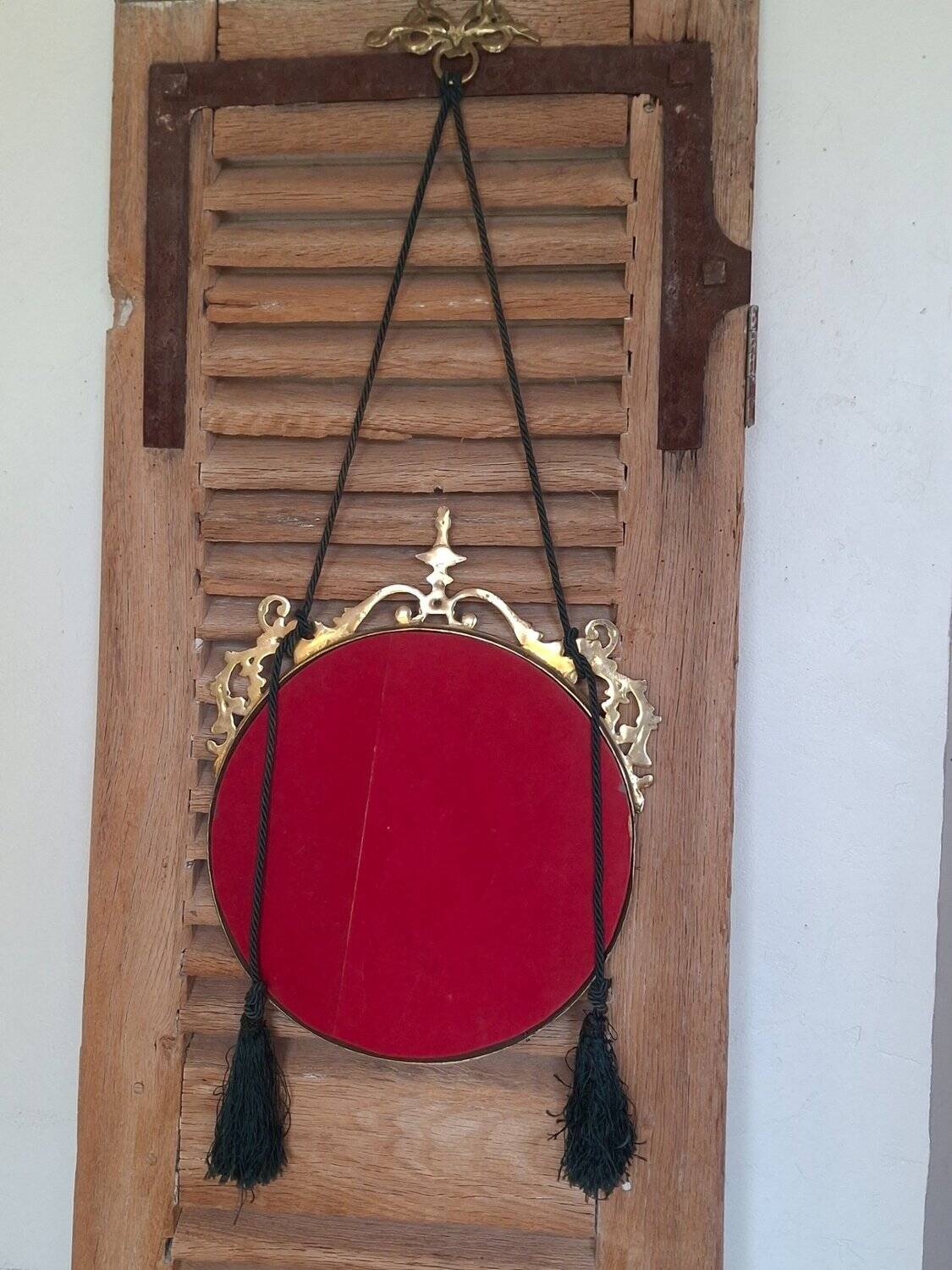 Miroir style victorien en bronze, d'epoque