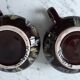 Duo of ceramic lunches Vallauris 70s