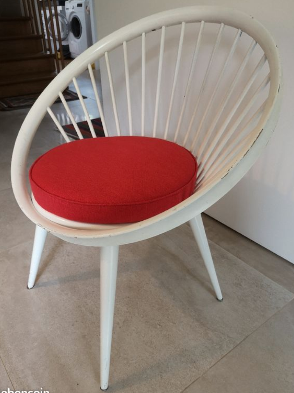 Vintage Scandinavian armchair Circle Chair 1960 Yngve Ekström