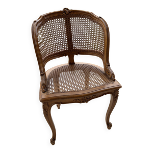 chaise en cannage style - louis
