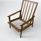 Scandinavian Danish teak armchair - Vintage circa 1960