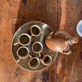 Stoneware liqueur service