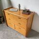 1980s pine chest of drawers