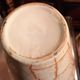 Ceramic vase art deco style - vintage - orange