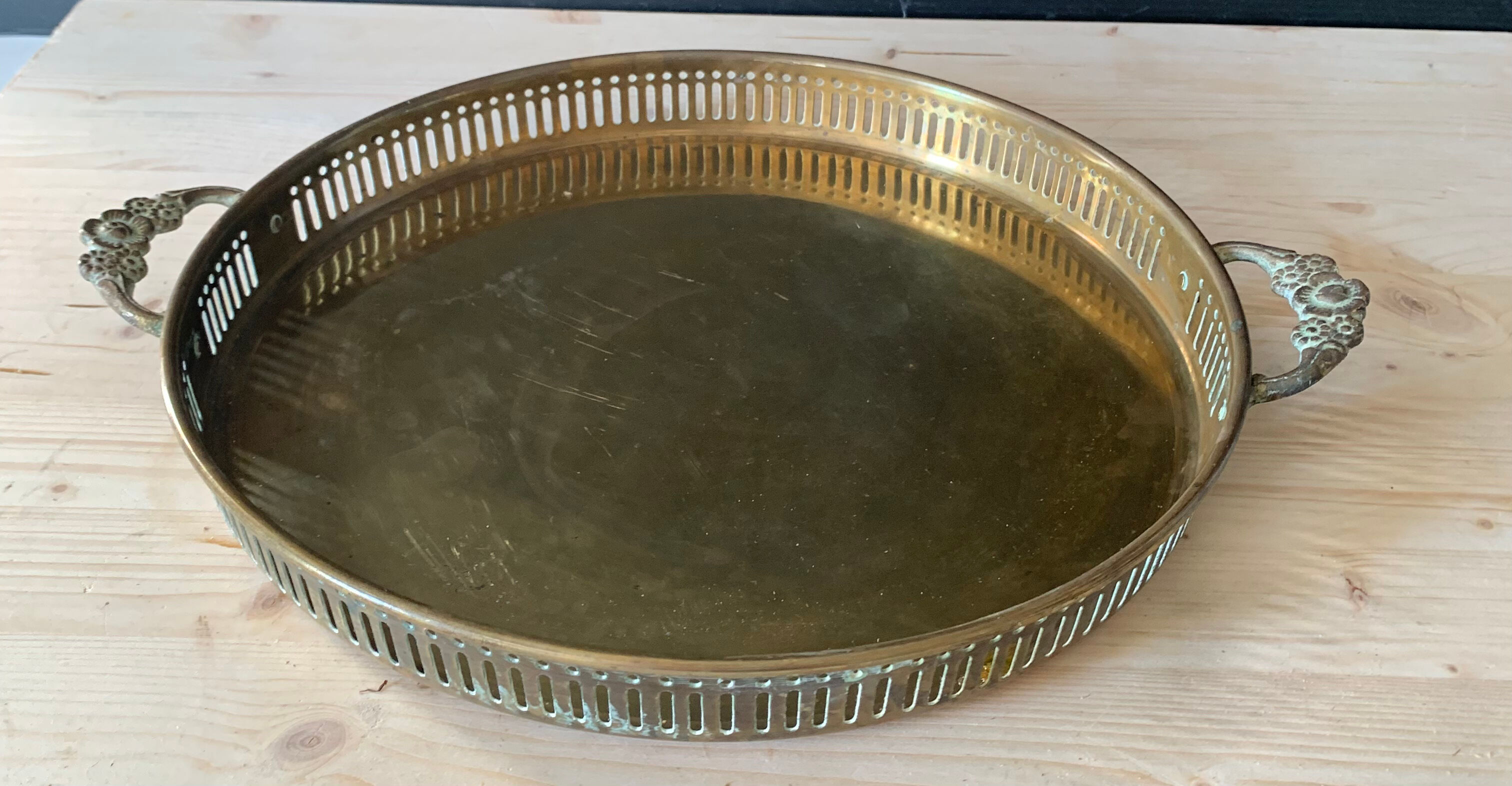 Brass tray