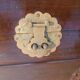 Chinese wedding chest in carved wood